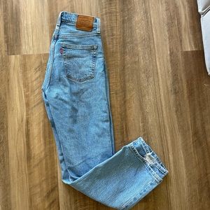 Levi’s ribcage straight ankle